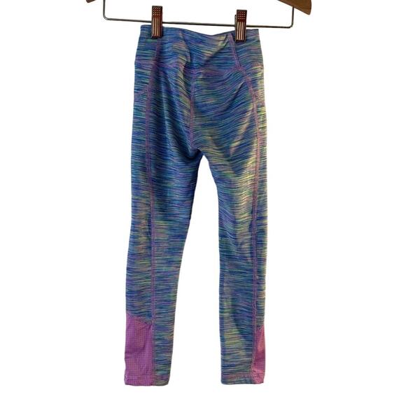 DANSKIN NOW Girl’s DriMore Multi-Color Athletic Leggings / Size: XS 4-5 - Picture 2 of 7